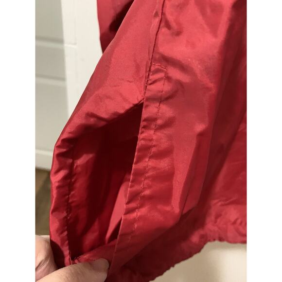 Vintage Walt Disney Mickey Red 1/2 Zip Hooded Pullover Jacket Youth Size S - Picture 7 of 10